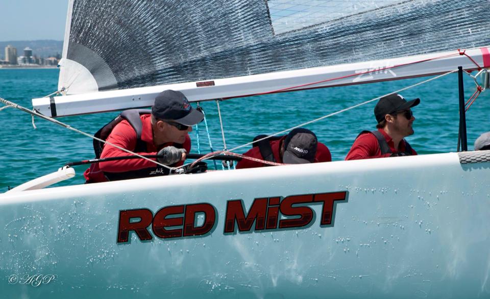 Robin Deussen and his team on Red Mist - AUS