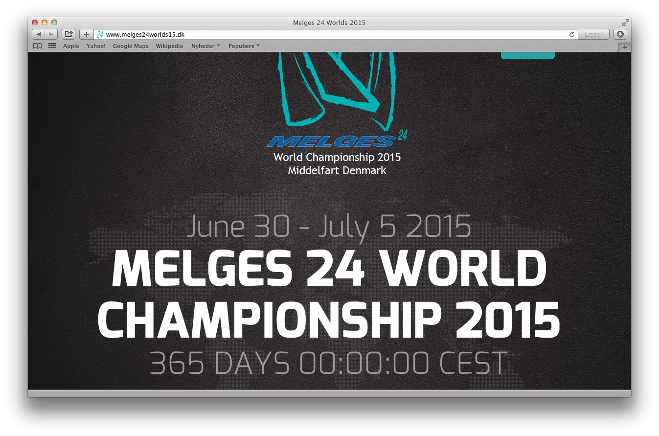 Melges 24 World Championship 2015 event website is open and ready for entries