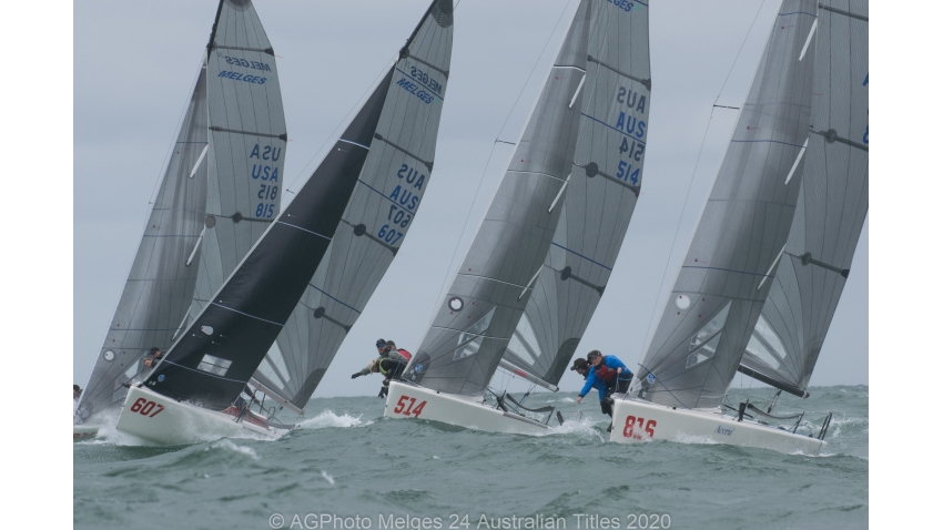 It was a windy day to finish off the 2020 Melges 24 Australian Nationals at Adelaide Sailing Club