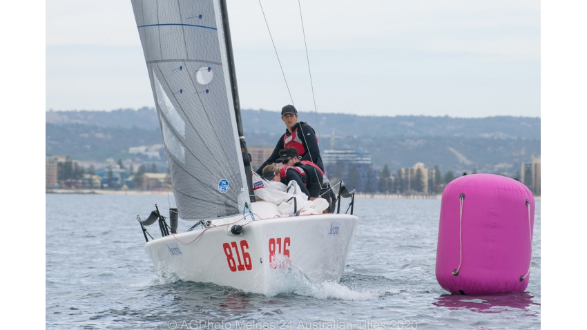 Matthew Speirs' Amigos won two races on Day 3 of the Melges 24 Nationals 2020