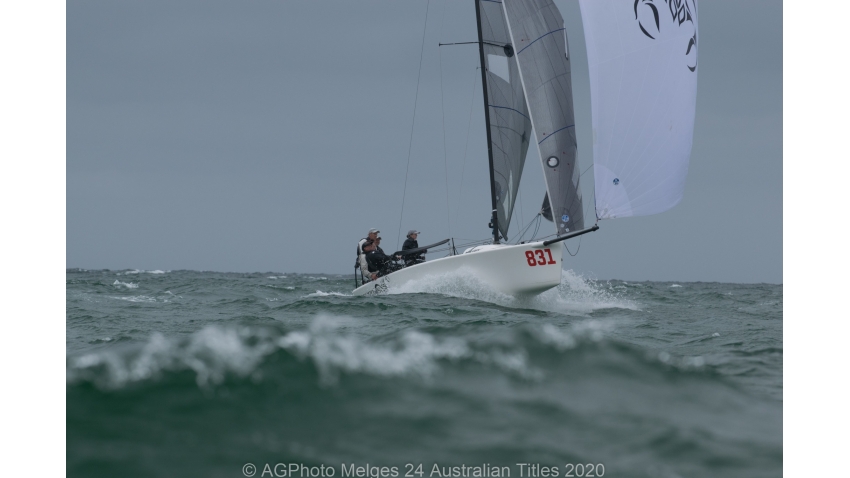Sandy Higgins and the Scorpius team finished second overall in the 2020 Melges 24 Nationals