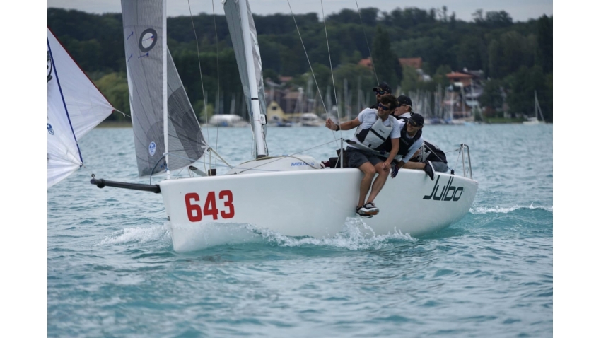 Austrian ORCA team of Helmut Gottwald completed the podium of the 2020 Melges 24 European Sailing Series Event #2 in Attersee, Austria