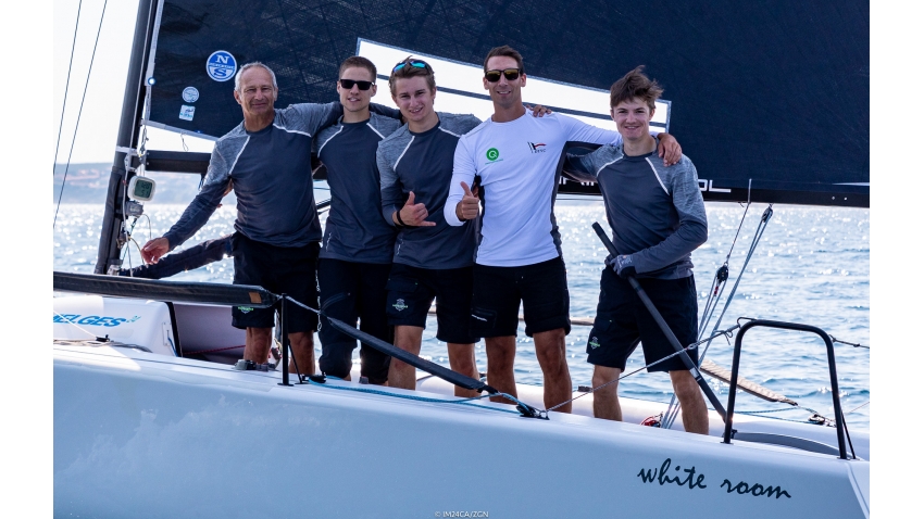 White Room GER677 of Michael Tarabochia with Luis Tarabochia, Sebastian Bühler, Marco Tarabochia and Marvin Frisch - overall and Corinthian winner of the 2020 Melges 24 European Sailing Series