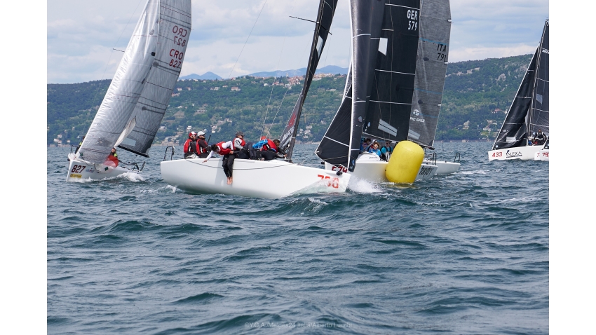 Vertigo (ITA730) of Antonio Masoli - Melges 24 European Sailing Series 2024 in Trieste, Italy