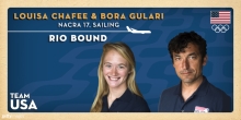 Bora and crew Louisa Chafee were successful in securing a spot on the 2016 US Olympic Sailing Team