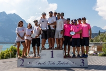 Overall Top 3 of the 2020 Melges 24 European Sailing Series Event #1 in Torbole, Italy 