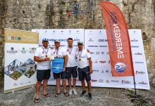 Razjaren CRO728 of Ante Cesic with Lukasz Podniesinski, Pepi Jardas, Tonci Knezovic - CRO Melges 24 Cup 2023 Event 4 in Trogir