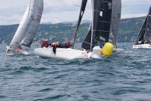Vertigo (ITA730) of Antonio Masoli - Melges 24 European Sailing Series 2024 in Trieste, Italy
