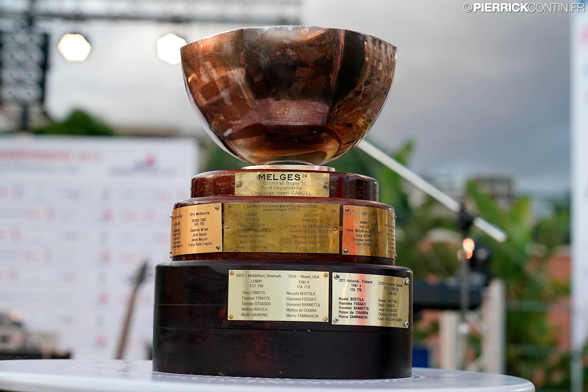 The Challenge Henri Samuel Corinthian World Championship Trophy