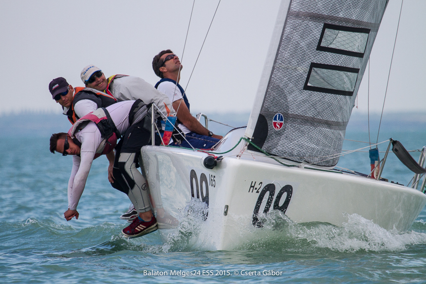 Balaton Melges 24 Spring Regatta - Ian Ainslie and Strange Brew - photo Gabor Cs