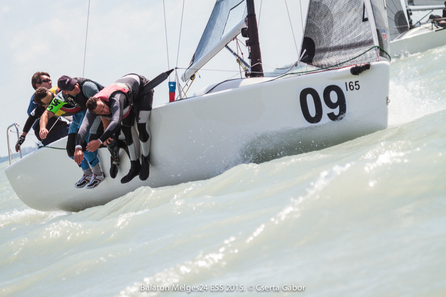 Balaton Melges 24 Spring Regatta - Ian Ainslie and Strange Brew (HUN-392) - phot