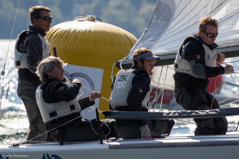 Franco Rossini's Blu Moon SUI825 with Flavio Favini helming - photo BPSE/Mauro M