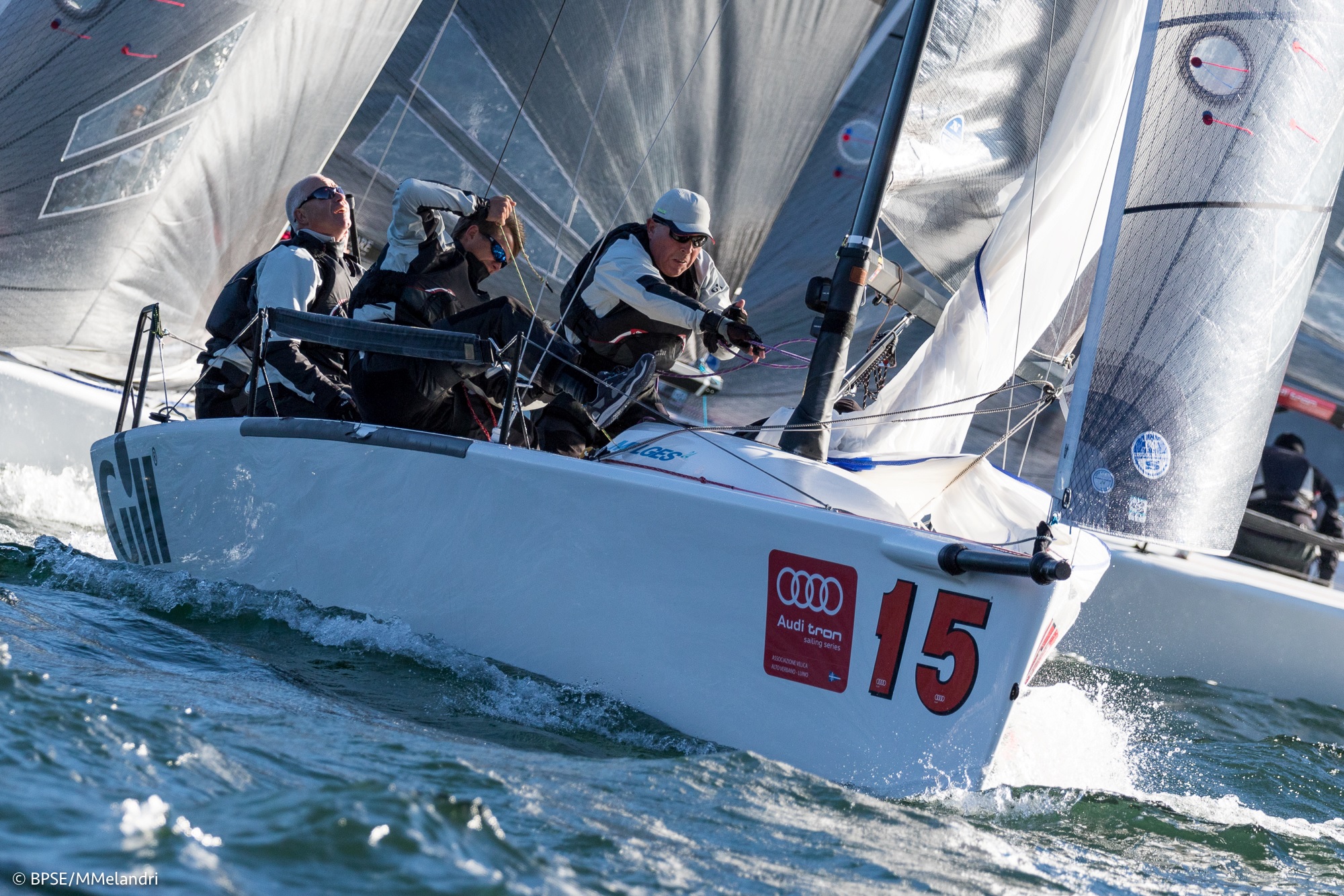Miles Quinton's Gill Race Team GBR694 with Geoff Carveth helming - photo BPSE / 