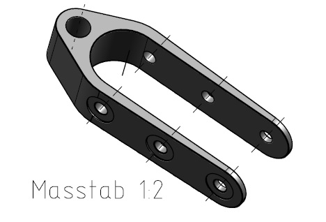 Optional replacement Rudder Fitting