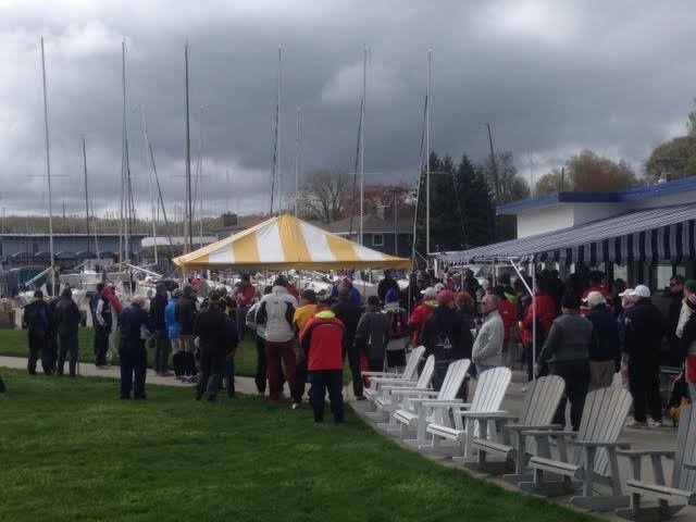 Saturday Pre-Race Skippers Meeting - ph Petey Crawford