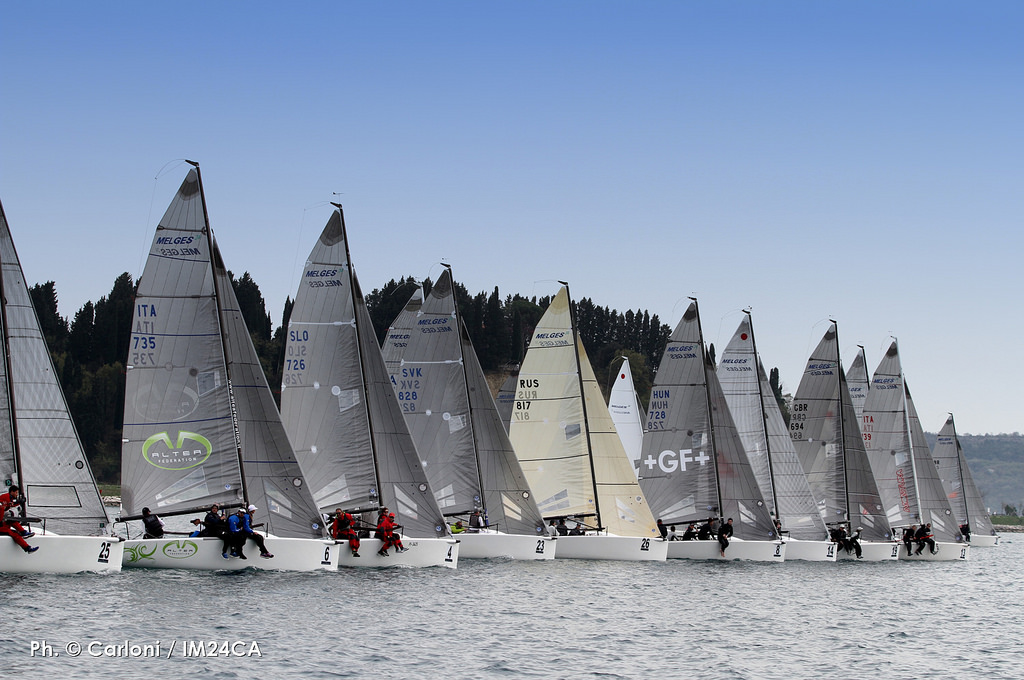 Melges 24 fleet in Portoroz 2016