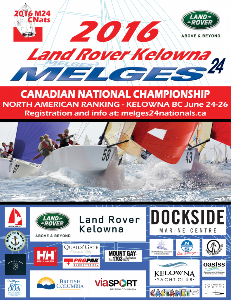 Land Rover Kelowna Melges 24 CAN Nationals poster