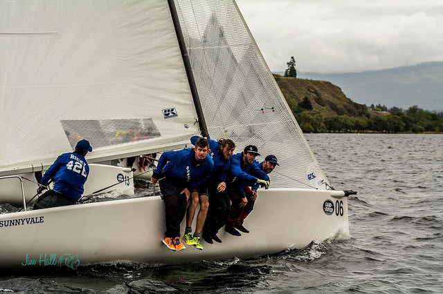 Fraser McMillan and the Wet Coast Sailing Team on Sunnyvale CAN151