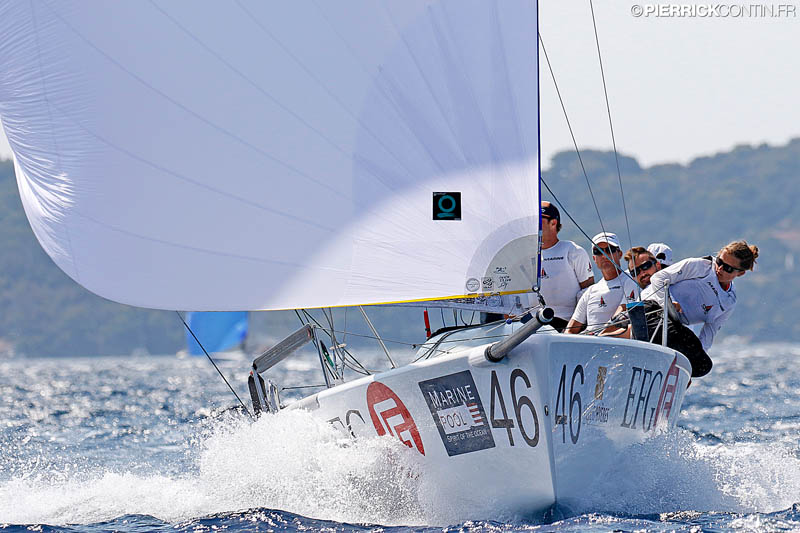 Reigning Melges 24 World Champion - Christopher Rast's EFG SUI684