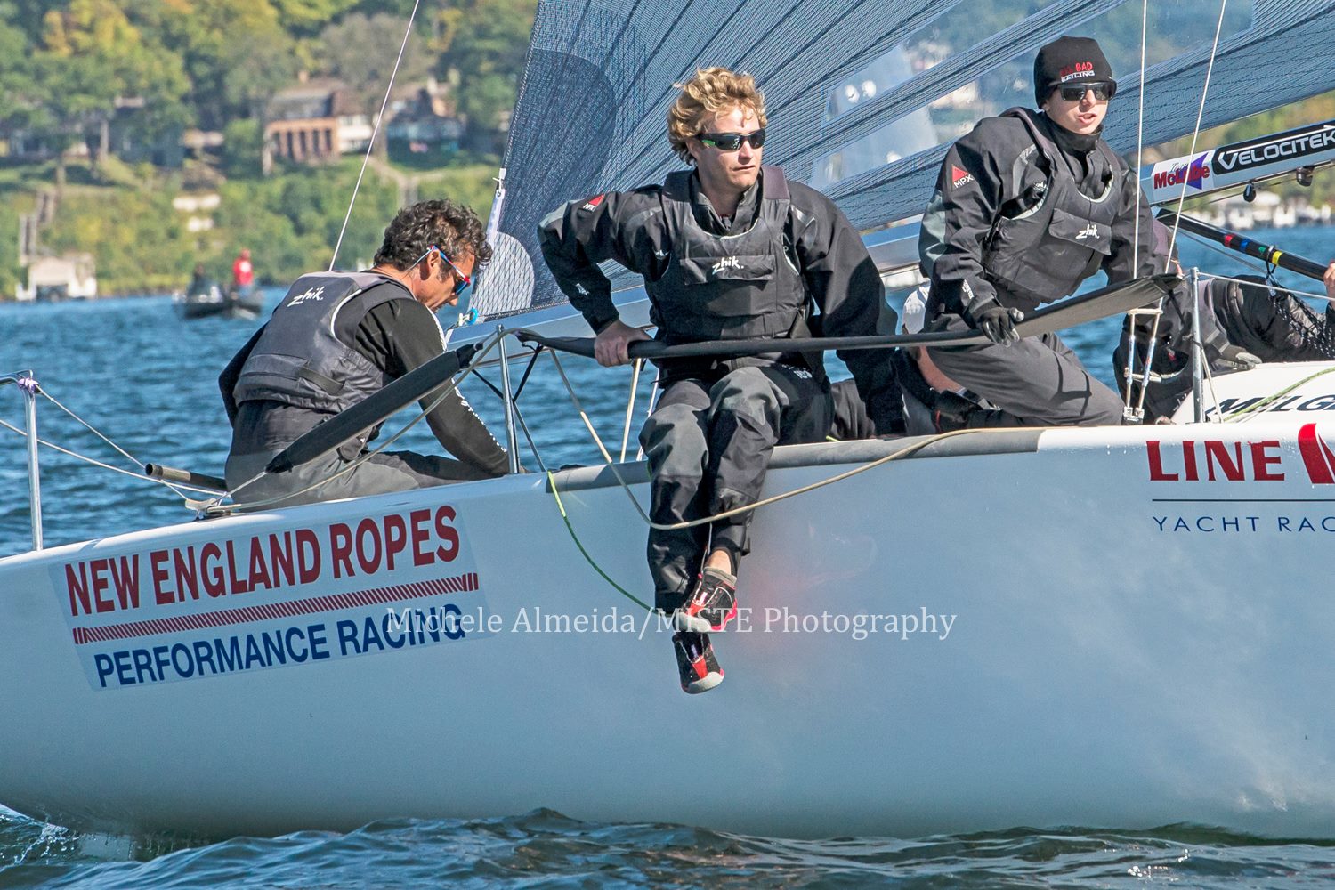 Bora Gulari's team (USA820) at the 2016 Line Honors Melges 24 U.S. Nationals