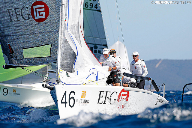 Chris Rast's EFG (SUI684) at the 2016 Marinepool Melges 24 Europeans