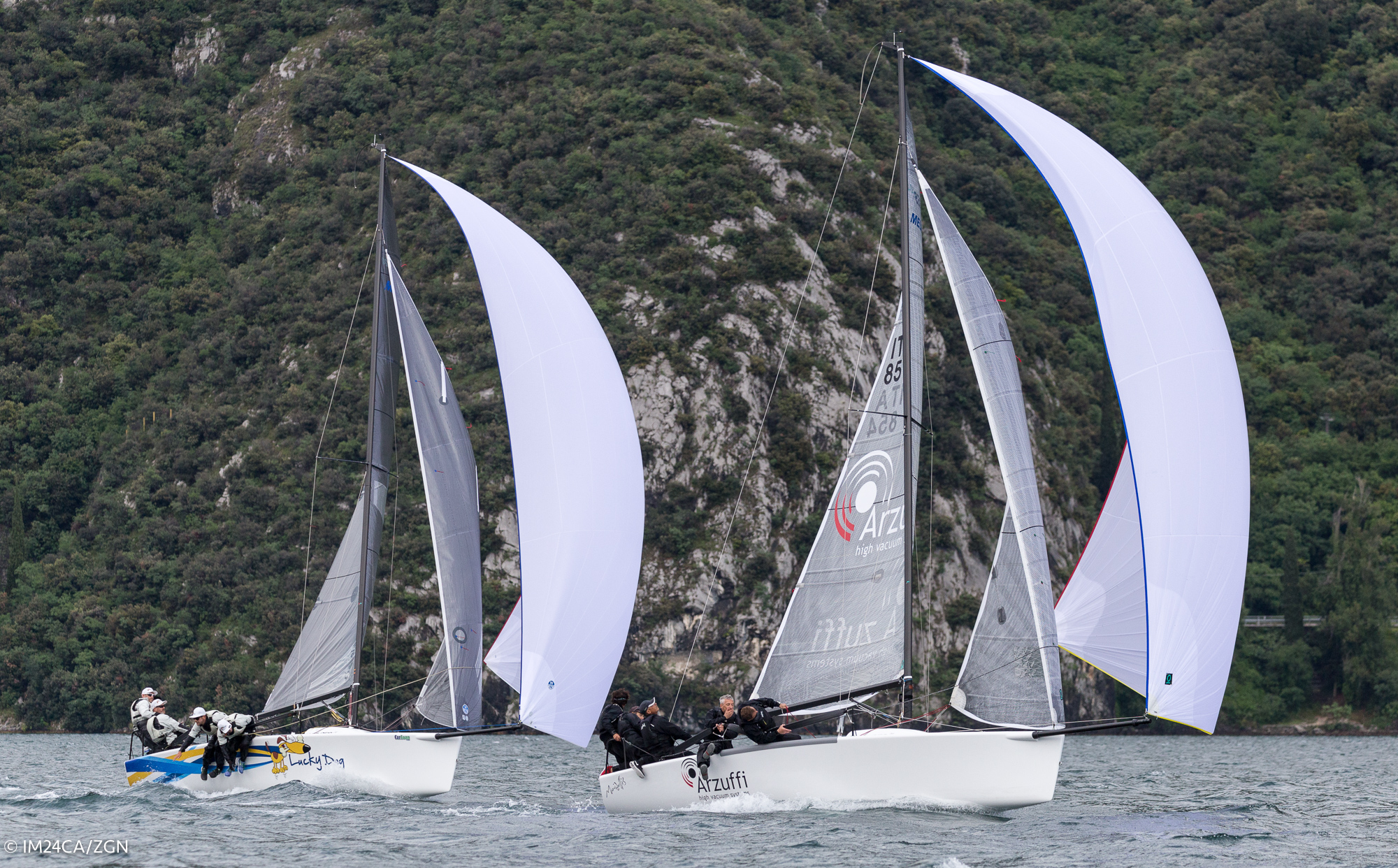 Melges 24 ESS 2017 Riva Day 1 - Maidollis and Lucky Dog