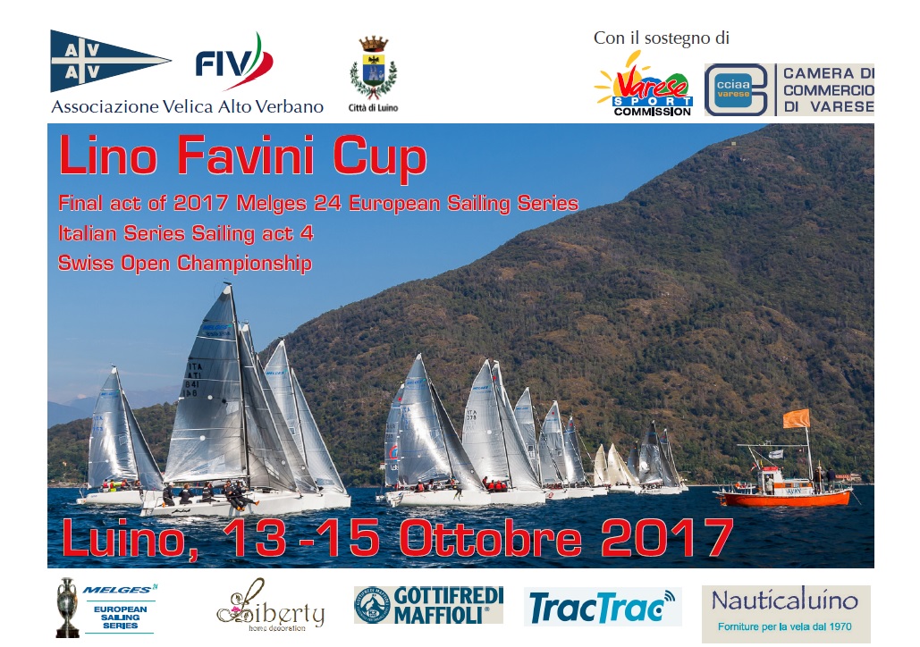 Melges 24 Lino Favini Cup 2017 with logos