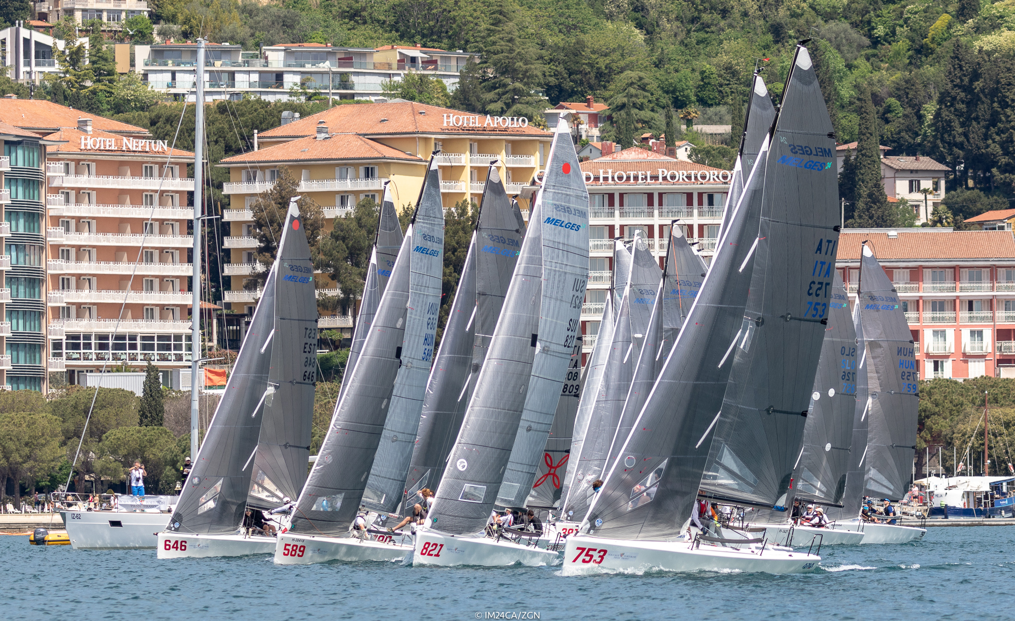 Melges 24 fleet in Portoroz 2018 - ZGN