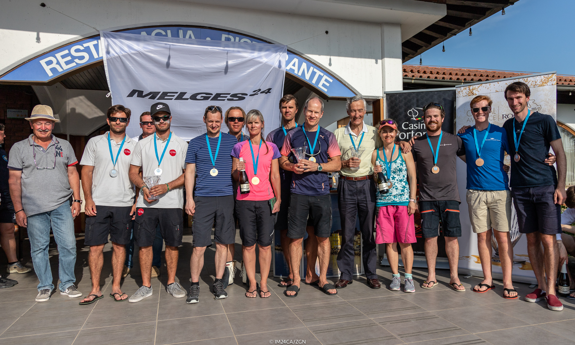 The Corinthian Top 3 of the Marina Portoroz 2018 regatta 