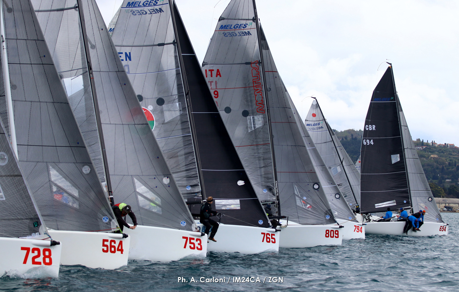 Melges 24s in Portoroz 2019 - Andrea Carloni