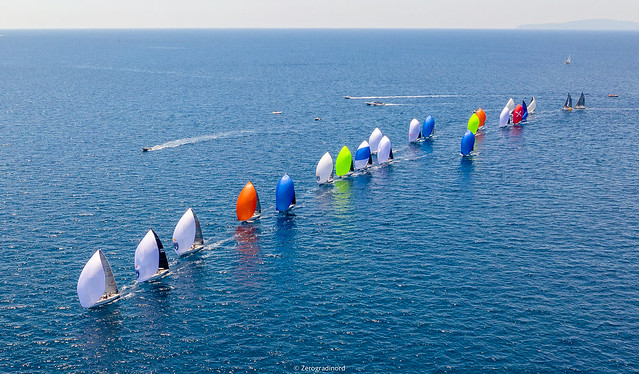 Melges 24 fleet in Scarlino - photo @IM24CA/ZGN