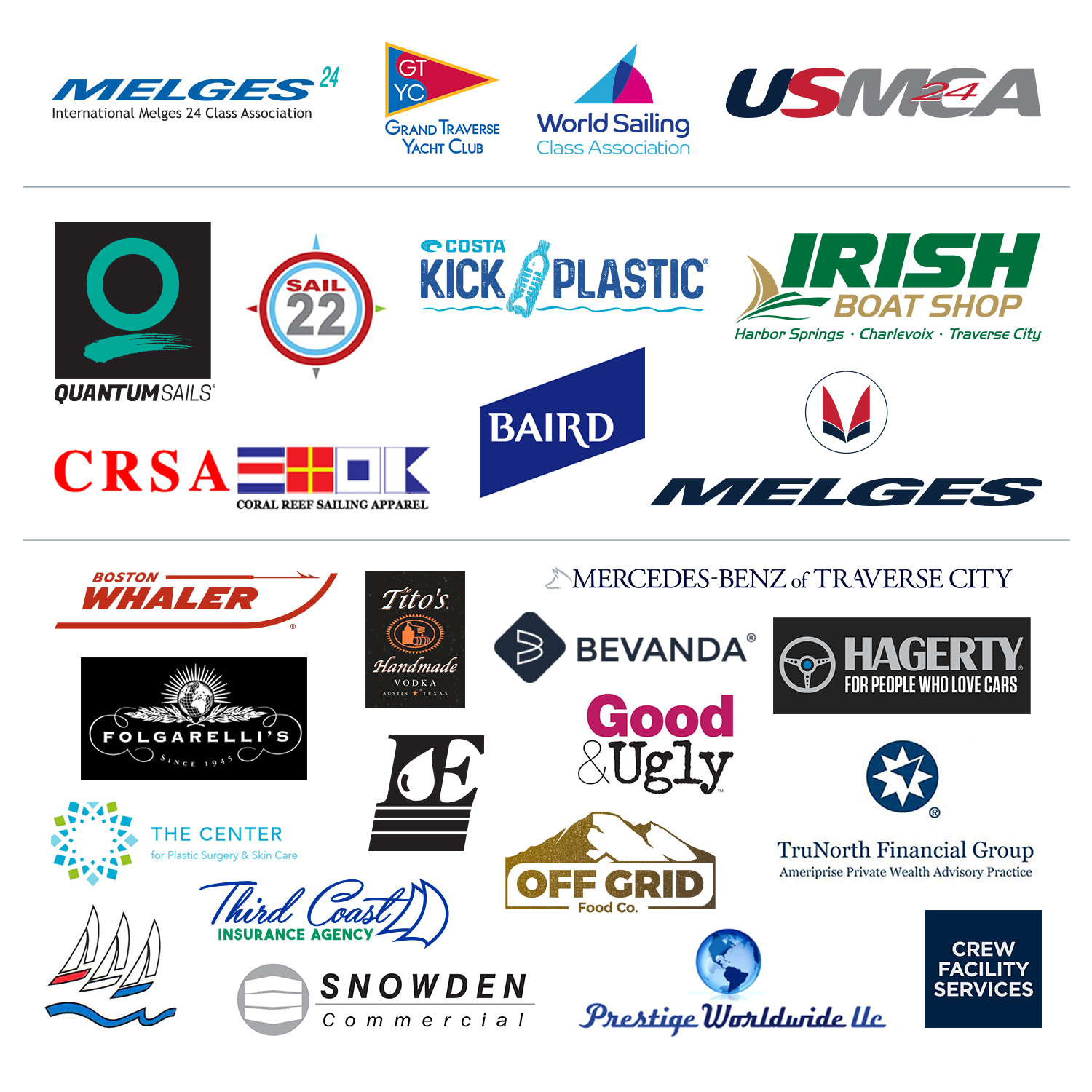 Melges 24 NAC 2019 sponsors