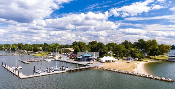 Tred Avon Yacht Club in Oxford, Maryland