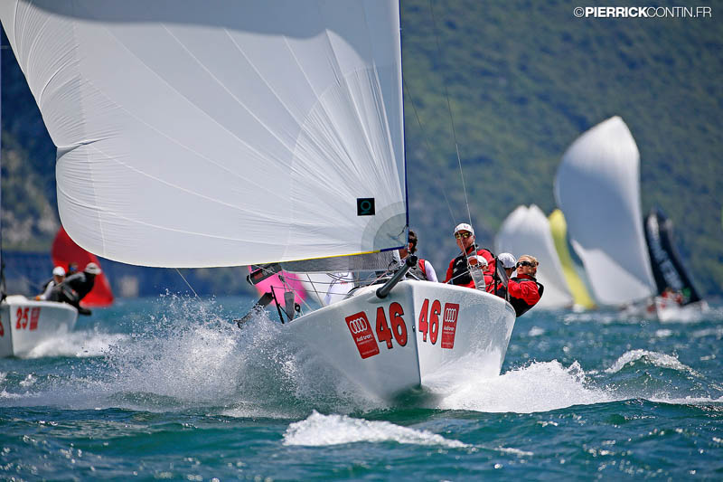 Audi tron ITA-840 with Riccardo Simoneschi in helm Photo Pierrick Contin