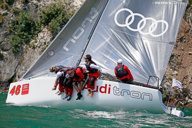 Audi tron ITA-840 with Riccardo Simoneschi in helm Photo by Pierrick Contin