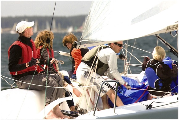 The Arntson family Melges 24 team