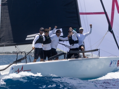 Melges 24 Corinthian World Champion 2022 Taki 4 (ITA), claiming their fourth Corinthian World Title with Niccolo Bertola, Giacomo Fossati, Giovanni Bannetta, Pietro Seghezza, and Marco Zammarchi