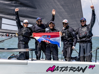 Ante Botica's MATARAN 24 CRO649 - 2024 Diversified Melges 24 Worlds San Francisco