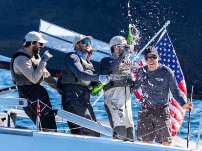 Wah Gwan (USA865) by Anthony Kotoun with Grant Janov, Jordan Janov, Franny Schulte and Stu McNay - 2026 Melges 24 World Champions - Harbor Springs, MI, USA 