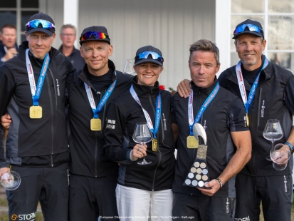 STORM CAPITAL (NOR751) - Peder Jahre, Pål Tønnesson, Lilian Agerup, Marius Falch Orvin, Sivert Denneche - Melges 24 Corinthian European Champions 2026 - Melges 24 European Championship 2026 - Tønsberg, Norway 
