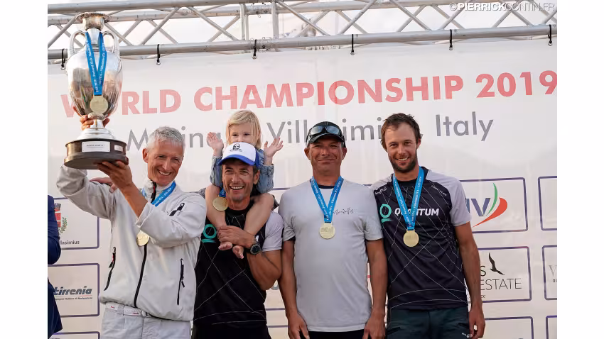 2019 - The winner of the Melges 24 European Sailing Series Trophy - Melges 24 World Champion - Maidollis ITA854 of Gianluca Perego with Carlo Fracassoli at the helm and Enrico 'Chicco' Fonda, Stefano Lagi, Matteo Ramian as crew