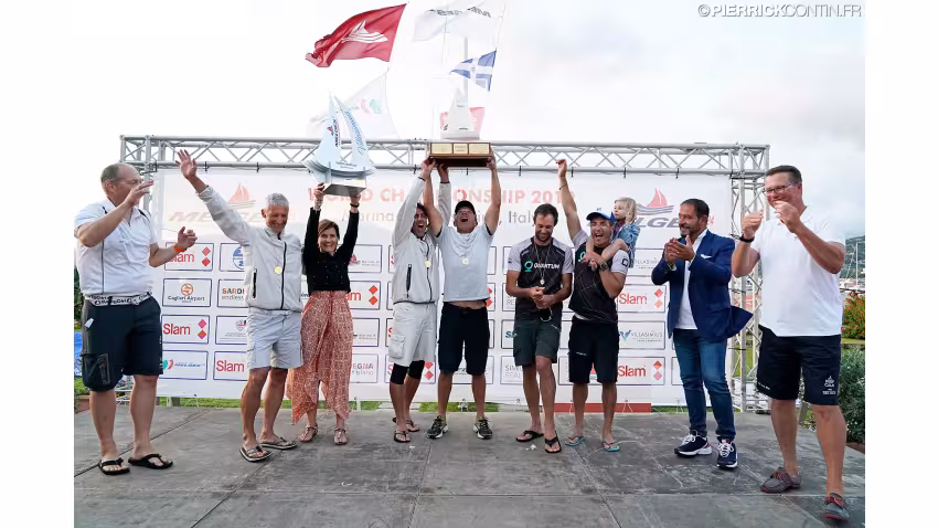2019 Melges 24 World Champion - Maidollis ITA854 of Gianluca Perego with Carlo Fracassoli, Enrico Fonda, Stefano Lagi and Matteo Ramian.