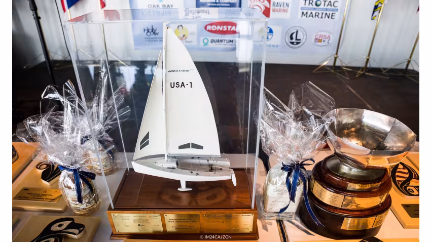 The Melges Performance Sailboats Trophy - perpetual trophy for the Melges 24 World Championship winner