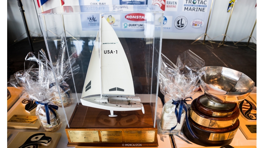 The Melges Performance Sailboats Trophy - perpetual trophy for the Melges 24 World Championship winner