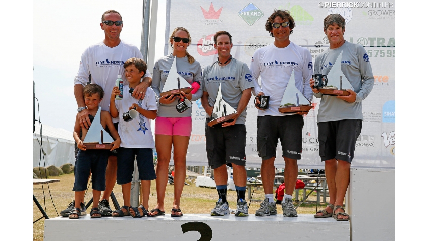 Air Force One USA820 of Bora Gulari with Jonathan McKee, Federico Michetti, George Peet and Solvig Sayre - III overall at the Melges 24 Worlds 2015 - Middelfart, Denmark