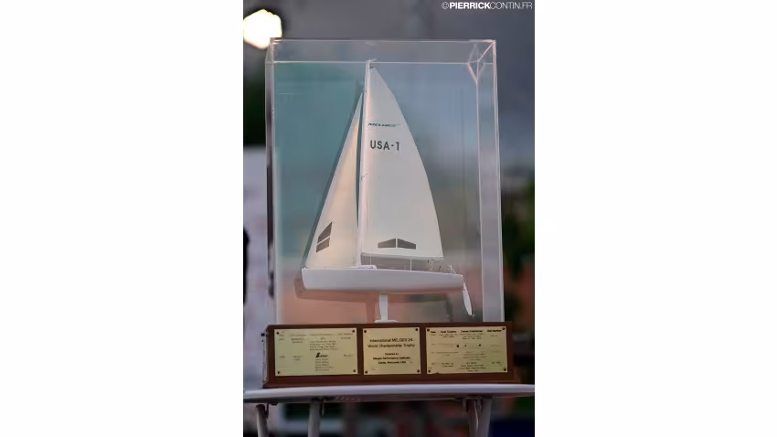 The Melges Performance Sailboats Trophy - perpetual trophy for the Melges 24 World Championship winner