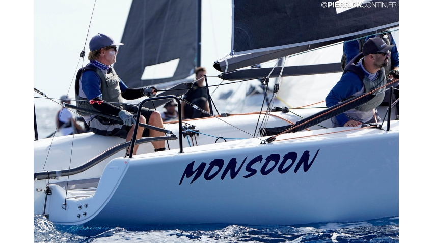 Monsoon of Bruce Ayres at the 2019 Melges 24 World Championship in Villasimius, Sardinia, Italy