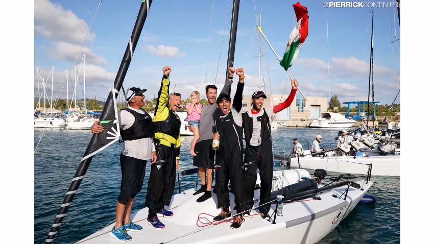 2019 Melges 24 World Champion - Maidollis ITA854 of Gianluca Perego with Carlo Fracassoli at the helm and Enrico 'Chicco' Fonda, Stefano Lagi, Matteo Ramian as crew