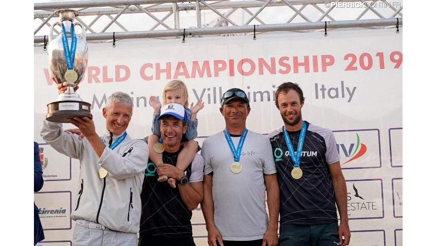 Overall winner of the 2019 Melges 24 European Sailing Series - Gianluca Perego's Maidollis ITA854 with Carlo Fracassoli at the helm