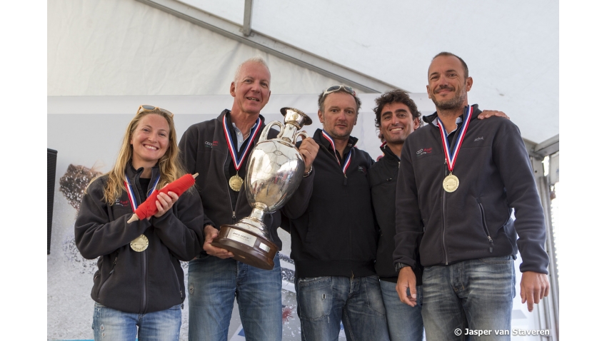 Audi Ultra ITA840 of Riccardo Simoneschi with Enrico Fonda, Lucia Giorgetti, Federico Buscaglia, Stefano Orlandi - 2014 European Sailing Series Overall winner - Medemblik